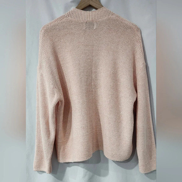 Old Navy Women's Grab and Go Cardigan Size Large Peachy Treat Knit Scandi Chic - Picture 9 of 9